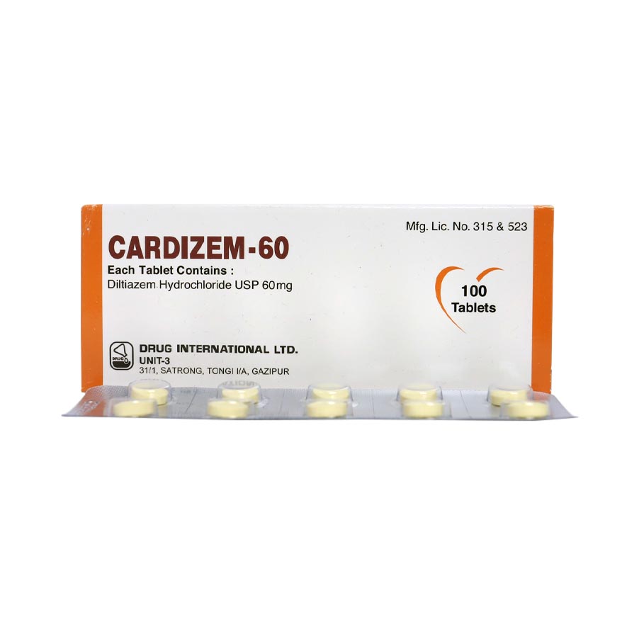 Tab. CARDIZEM D-I 60mg