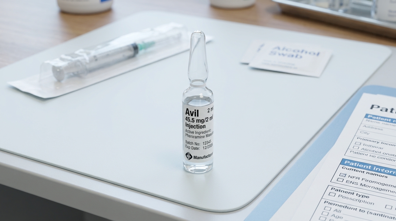 IM/IV Avil 45.5 mg/2 ml Injection