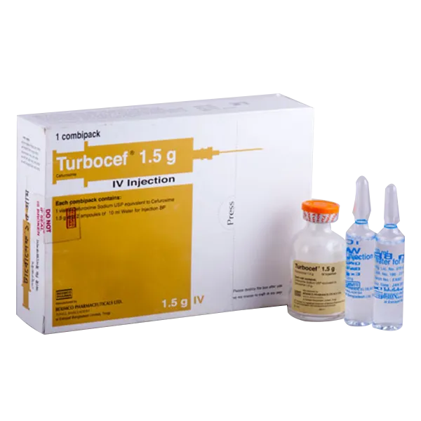 Turbocef 1.5 gm/vial IV Injection