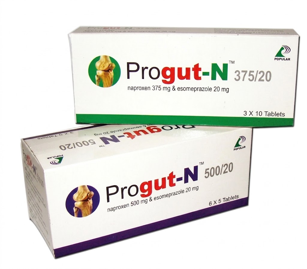 Tab. Progut-N 500 mg+20 mg