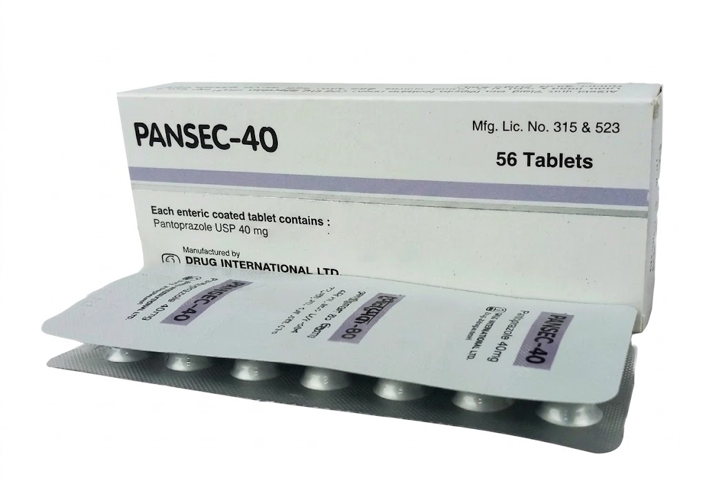 Tab. Pansec 40 mg