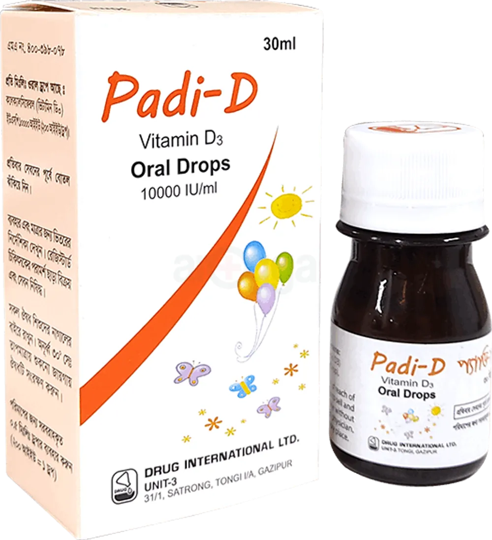 Padi-D Oral Solution 400 IU/ml